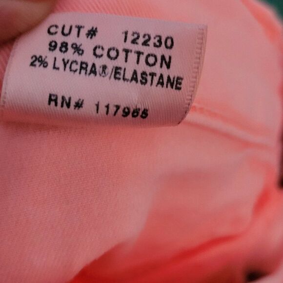 * J.BRAND pink/peach light stretchy Skinny Leg Mid Rise Jeans Final Discou… - Picture 11 of 13